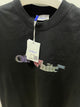 Off White "3D Graffiti Print"  T-Shirt styled in Black for Spring&Summer 2025