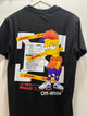 Off White "Simpsons Printed" T-Shirt styled in Black for Spring&Summer 2025