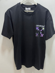 Off White "Kaws Printed" T-Shirt styled in Black for Spring&Summer 2025
