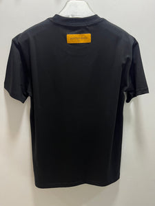 LV "Half Chained LV" T-Shirt styled in Black for Spring&Summer 2025