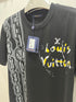 LV "Half Chained LV" T-Shirt styled in Black for Spring&Summer 2025