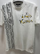LV "Half Chained LV" T-Shirt styled in White for Spring&Summer 2025