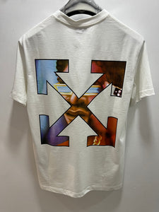 Off White "Gradient Print" T-Shirt styled in White for Spring&Summer 2025