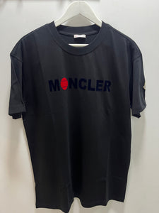 Mnclr "Logo'd " T-Shirt styled in Black for Spring&Summer Collection of 2025