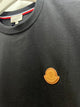 Mnclr "Logo Embroidered" T-Shirt styled in Black for Spring&Summer Collection of 2025