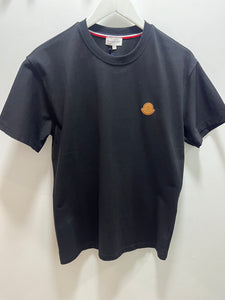 Mnclr "Logo Embroidered" T-Shirt styled in Black for Spring&Summer Collection of 2025