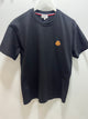 Mnclr "Logo Embroidered" T-Shirt styled in Black for Spring&Summer Collection of 2025