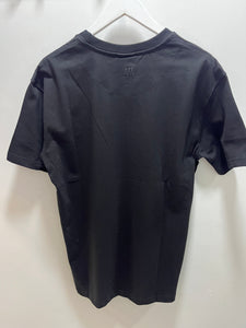 Ami " Logo PLUGGED" Tee styled in Black for Spring&Summer 2025