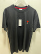 Ami " Logo PLUGGED" Tee styled in Black for Spring&Summer 2025