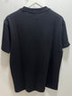 Ami " Logo Embroidered " Tee styled in Black for Spring&Summer 2025