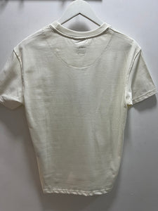 Ami " Logo PLUGGED" Tee styled in White for Spring&Summer 2025