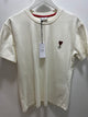 Ami " Logo PLUGGED" Tee styled in White for Spring&Summer 2025