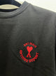 Ami " Logo Embroidered" Tee styled in Black for Spring&Summer 2025