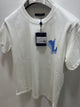 LV " XL Printed "T-Shirt styled in White for Spring&Summer 2025
