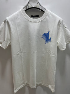 LV " XL Printed "T-Shirt styled in White for Spring&Summer 2025