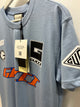 Gucci " Logo Printed " T-Shirt styled in Blue Spring&Summer 2025