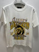AMIRI " HOLLYWOOD Print" Cotton T-shirt Styled in White for Spring&Summer 2025