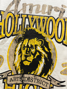 AMIRI " HOLLYWOOD Print" Cotton T-shirt Styled in White for Spring&Summer 2025
