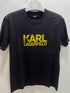 Karl Lagerfeld " Logo Printed " T-Shirt styled in Black for Spring&Summer 2025