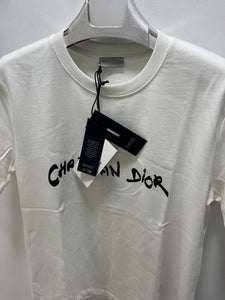 CD "Logo Chest Printed" T-Shirt styled in White for Spring&Summer 2025
