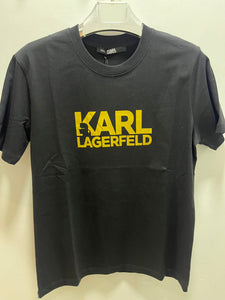 Karl Lagerfeld " Logo Printed " T-Shirt styled in Black for Spring&Summer 2025