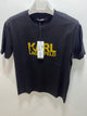 Karl Lagerfeld " Logo Printed " T-Shirt styled in Black for Spring&Summer 2025