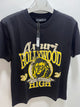 AMIRI " HOLLYWOOD Print" Cotton T-shirt Styled in Black for Spring&Summer 2025