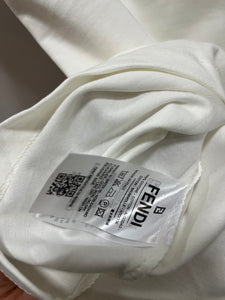 FND "Anrealage " T-Shirt styled in White for Spring&Summer 2025
