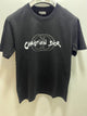 CD " Logo " Printed T-Shirt styled in Black for Spring&Summer 2025