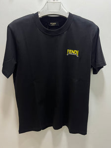 FND "LOGO PRINT" T-Shirt styled in Black for Spring&Summer 2025