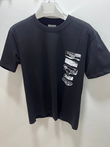 CD "Logo Chest Print" T-Shirt styled in Black for Spring&Summer 2025