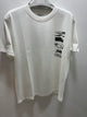CD "Logo Chest Print" T-Shirt styled in White for Spring&Summer 2025
