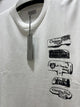 CD "Logo Chest Print" T-Shirt styled in White for Spring&Summer 2025