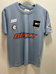 Gucci " Logo Printed " T-Shirt styled in Blue Spring&Summer 2025
