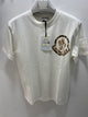 Mnclr "Logo Printed Front" T-Shirt styled in White for Spring&Summer Collection of 2025