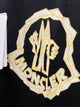 Mnclr "Logo Printed Front" T-Shirt styled in Black for Spring&Summer Collection of 2025