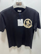 Mnclr "Logo Printed Front" T-Shirt styled in Black for Spring&Summer Collection of 2025