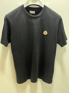 Mnclr "Logo'd Embroidered" T-Shirt styled in Black for Spring&Summer Collection of 2025