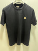 Mnclr "Logo'd Embroidered" T-Shirt styled in Black for Spring&Summer Collection of 2025