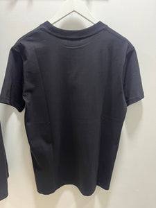 Loewe "Logo Embroidered" T-Shirt  styled in Black for Spring&Summer 2025 Collection