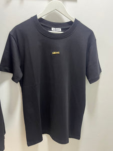 Loewe "Logo Embroidered" T-Shirt  styled in Black for Spring&Summer 2025 Collection
