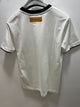 LV " Logo Printed Bicycle Neck "T-Shirt styled in White for Spring&Summer 2025