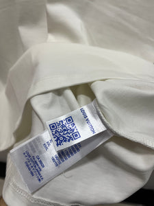 LV " Neck Chain Printed "T-Shirt styled in White for Spring&Summer 2025