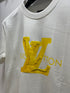 LV "LOGO PRINTED"T-Shirt styled in White for Spring&Summer 2025