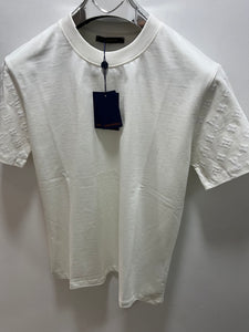 LV " Arm Monogram" T-Shirt styled in White for Spring&Summer 2025