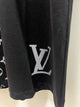 LV "Half Monogram "T-Shirt styled in Black for Spring&Summer 2025