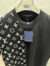 LV "Half Monogram "T-Shirt styled in Black for Spring&Summer 2025