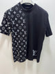 LV "Half Monogram "T-Shirt styled in Black for Spring&Summer 2025