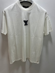LV "XL Embroidered"T-Shirt styled in White for Spring&Summer 2025