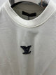 LV "XL Embroidered"T-Shirt styled in White for Spring&Summer 2025